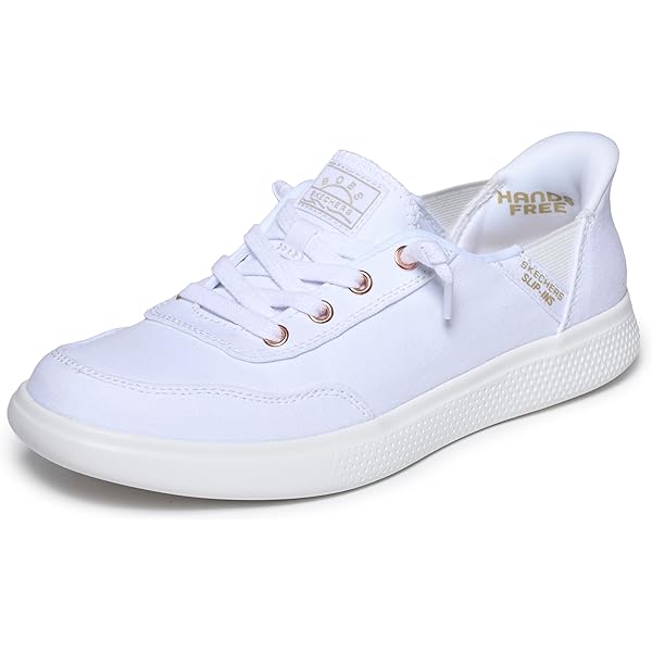 Amazon.com | Skechers Women's Bobs D'vine - Instant Delight, White